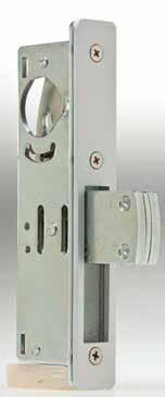 Mortise Locks - For Aluminum Stile Doors Deadbolt - 85 Series 360 turn of the key or thumbturn retracts the bolt.