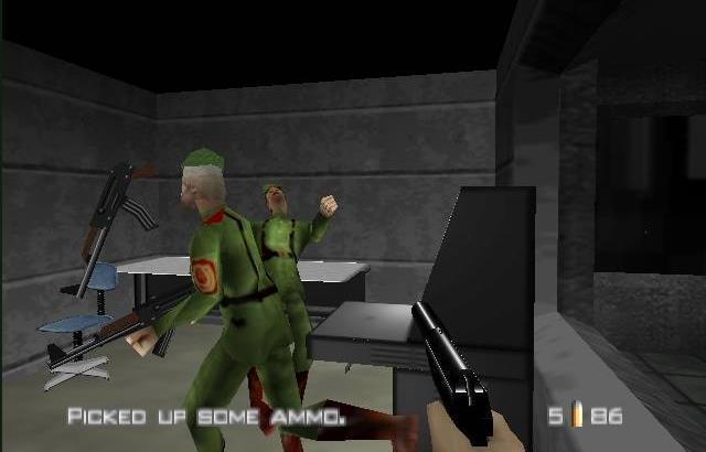 Game AI History Goldeneye 007 (1997): Sense simulation system: characters could