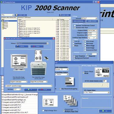 the server based KIP Windows Driver POWERPRINT SOFTWARE INCLUDES Powerprint Request provides user job submission, instant file viewing and displays print queue status.