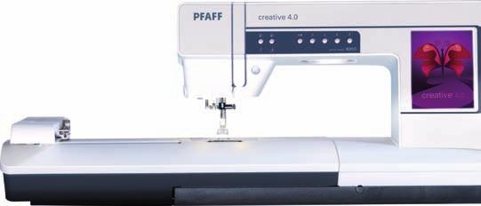 creativetm 4.0 PFAFF is the brand which elevates sewing to new levels of creativity. The elegant design of the PFAFF creative 4.