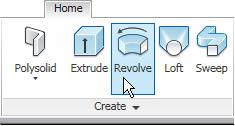 Page 4 7. Call the Subtract tool from the Home/Edit panel: _subtract Select solids and regions to subtract from.