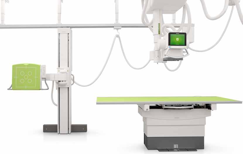 Free your mind from manual positioning For a fast and easy room set-up, the ceiling suspension with up to full 5-axes motorization positions the tube automatically close to the patient.