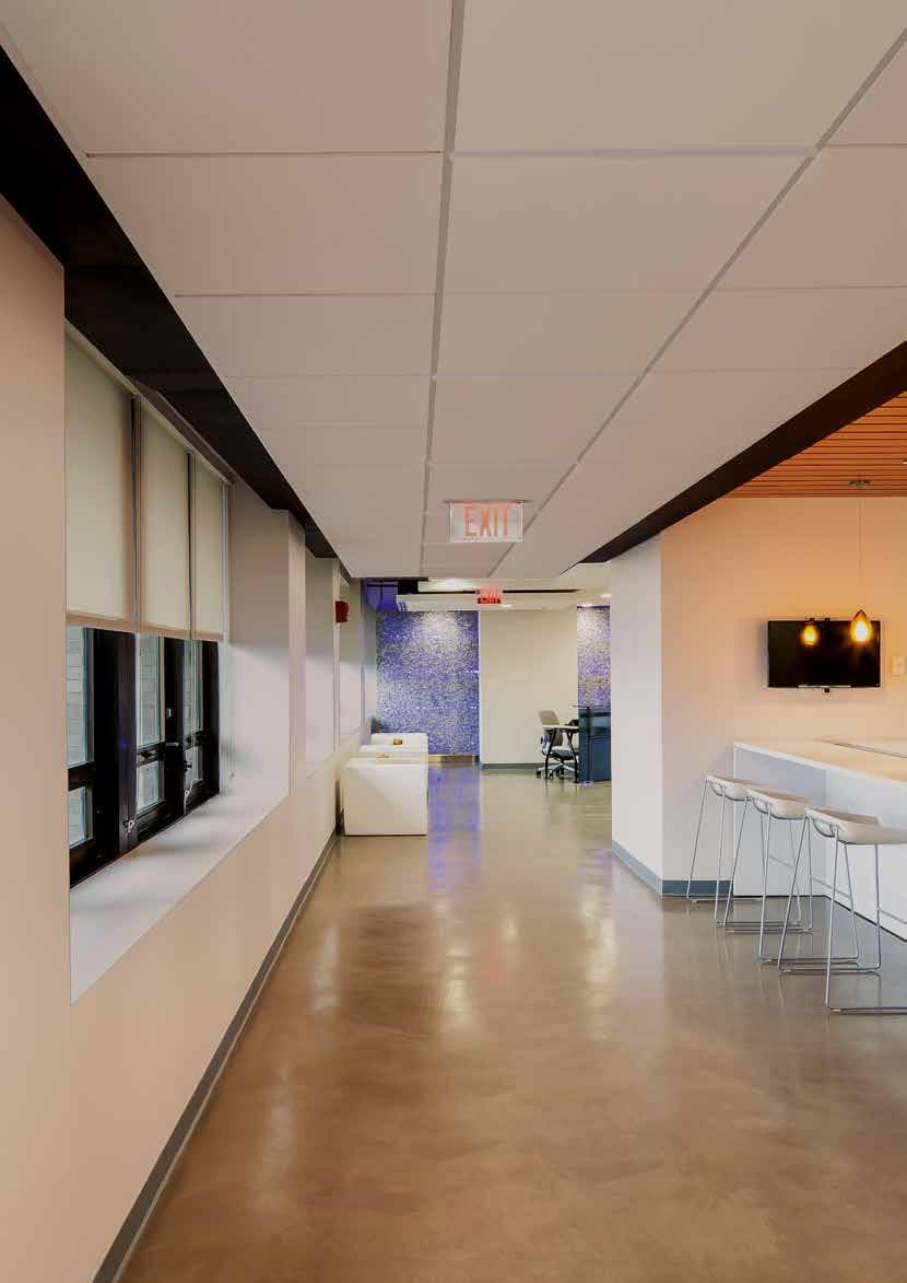 Perfect Integration Functional passageways such as waiting rooms, corridors or conference rooms are