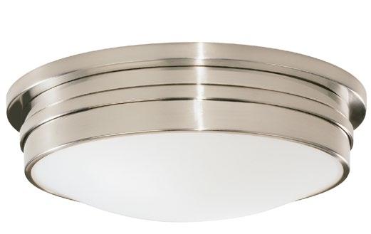 Chrome Chrome Silver Bronze SMALL RODERICK FLUSH MOUNT White frosted glass shade with metal accents
