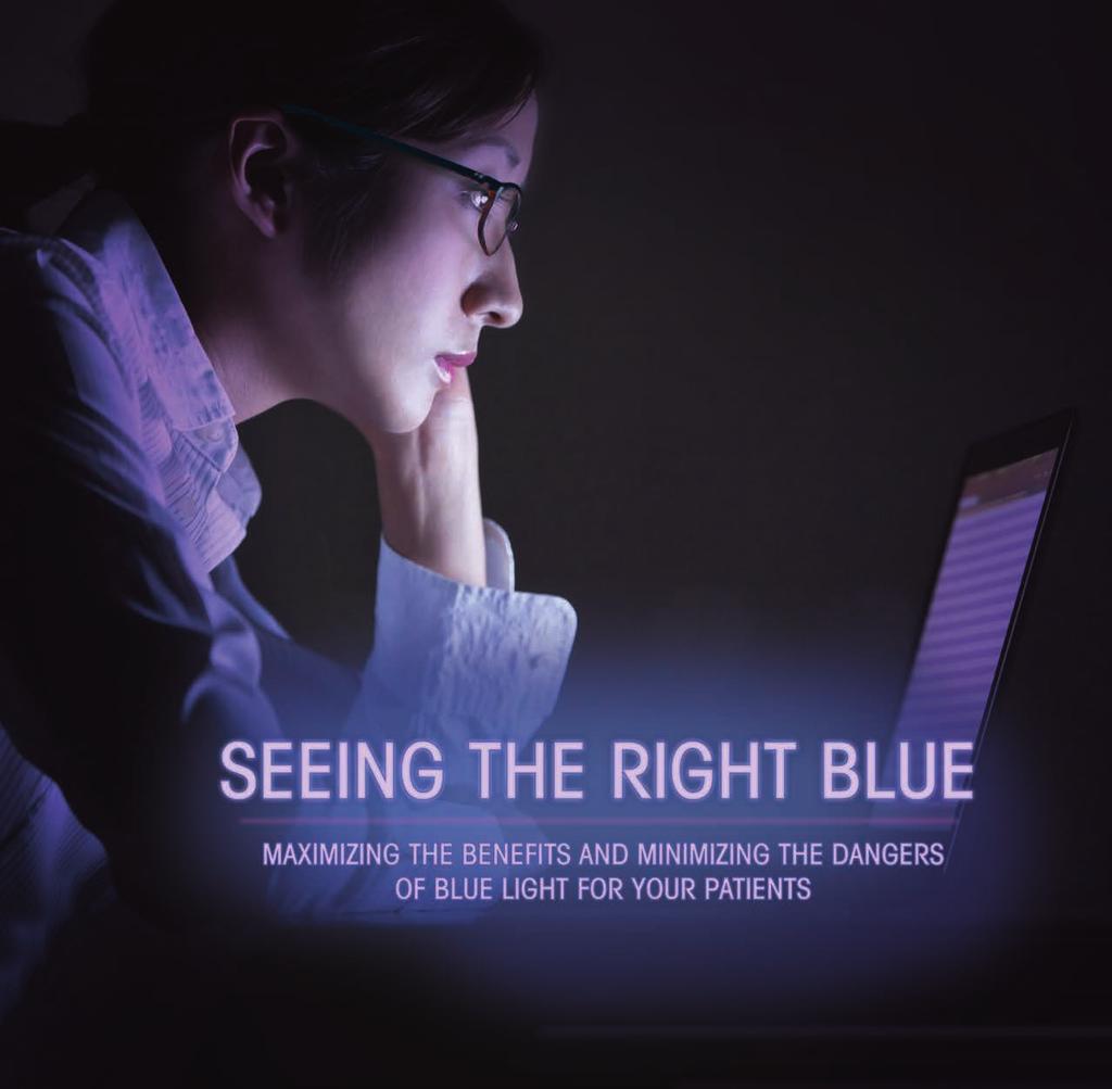 True Blue Checklist Did You... Help the patient realize the amount of his/her own digital device use? Explain the potential dangers of harmful Blue-Violet light and where it comes from?