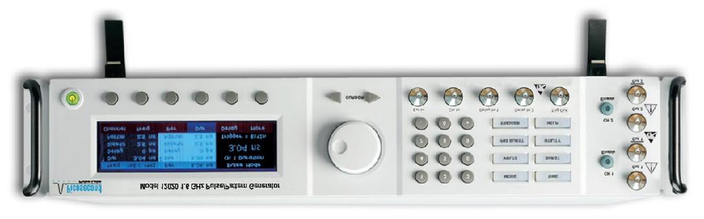 Deterministic Built-in Spread Spectrum Clocking Model 12010 800MHz Model 12020 1.6GHz Pulse/Pattern Generators 1 or 2 Differential Output Channels 50mV to 2.