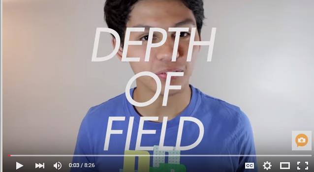 LESSON 7: DEPTH OF FIELD DOF = Area