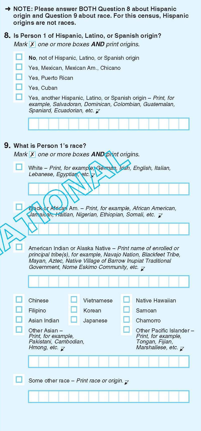 Revised two-question format for Census 2020 offers some improvement from Census 2010 Latino Voter Impact in 2008 Allows reporting of multiple Latino national and sub-group identifications.