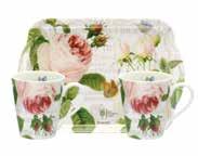 antique rose 5543 Danhui Nai / Wild Apple Licensing mug & tray sets cafe italiano 8243 catitudes 8090 Marilyn Robertson mug 0.18L/6.5oz tray 20.3 x 17.