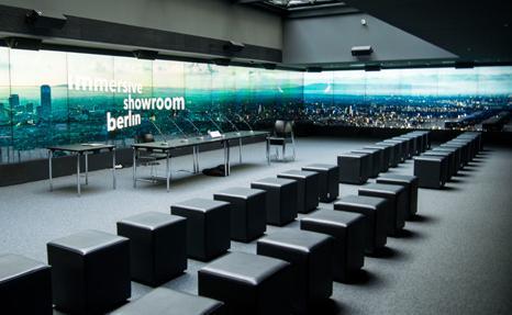 of the showroom, as well as various multi-media options for storytelling. Create lasting experiences for your guests in the Immersive Showroom Berlin.