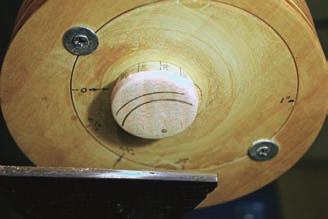Practice with scrap wood until you achieve the desired effect, recording the offset and rotation settings as you go.