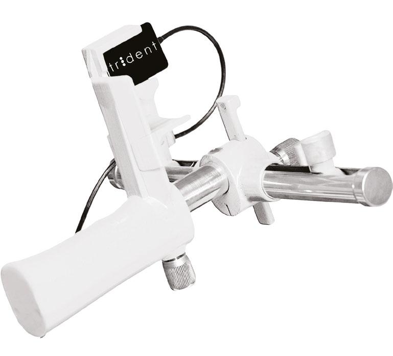 TomeX Intraoral sensor centering Tomex allows to obtain bone section images, specifically from the intraforaminal