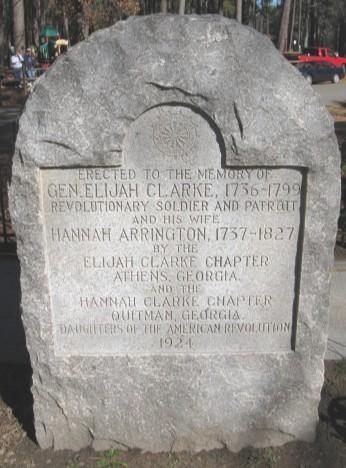 and General Elijah Clarke memorial