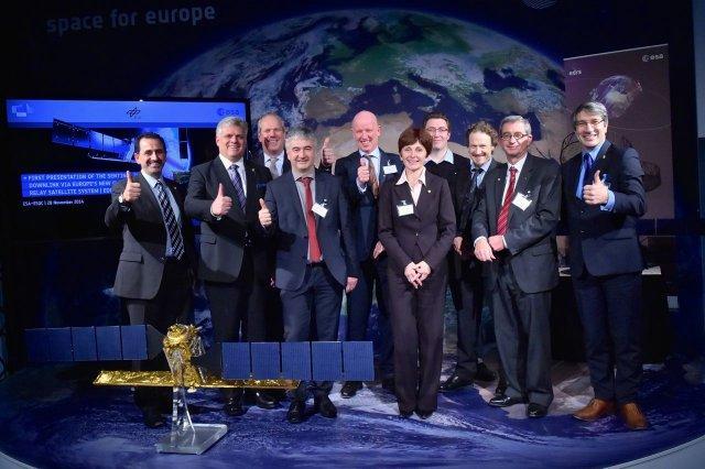 COPERNICUS PROGRAM IS COUNTING ON LASERCOMM» Magalie Vassiere (ESA Director TIA) : You can visualise the link of today (Nov.