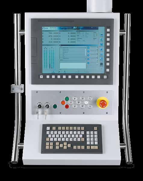 12 S12 Operation and programming 1 2 PCU manual control unit EMC-tested control cabinet Ergonomically arranged controls The S12 is equipped with