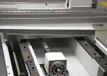 Cross-slides S12 7 1 2 High geometric traverse precision Effective covering of the guideways The X- and Z-axis are mounted in the form of cross slides; the workpiece table is firmly bolted to the
