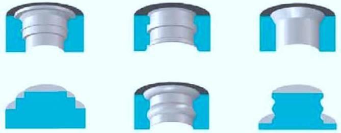 Functions: 1. I.D.& O.D. cylindrical turning 2. End-facing 3. I.D.& O.D. cone turning 4. Grooving (Note: The right bottom two functions are available with its CNC counterpart models only.