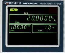 The AFG-2100/2000 Series is able to provide a 1% ~ 99% variable duty cycle for its square waveform output.