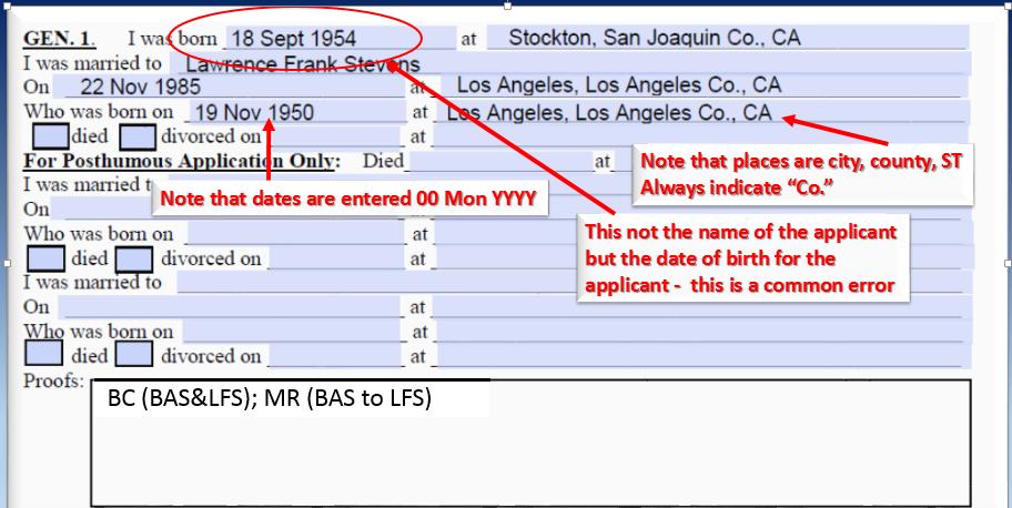 Instead, put the initials of the individual in parentheses after the abbreviation, even if wife has been married more than once. Example: BC (JAJ, MHS)Link 1&2. MR (MHS/JAJ.