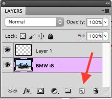 In your layers panel click the new layer button (it looks like a dog eared page) Double click where