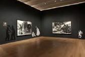 Show images of Rise Up Ye Mighty Race - Kara Walker What happens to the images when white paper is used instead of black? What do you see?