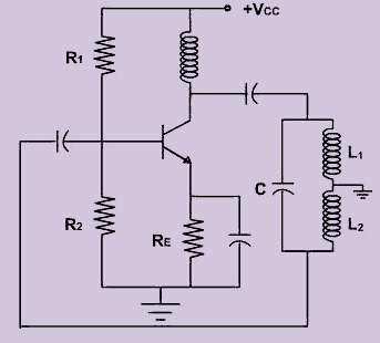Working: When the DC supply (Vcc) is given to the circuit, the collector current starts raising and begins with the charging of the capacitor C.