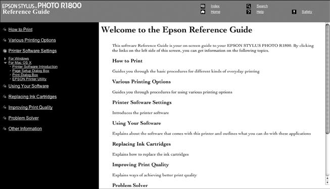 Viewing the On-screen Reference Guide Follow the instructions on the Start Here sheet to install the on-screen Reference Guide, if you haven t already.