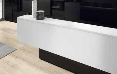vertical and horizontal furniture applications such as cupboards, wardrobes, wall paneling and desking,