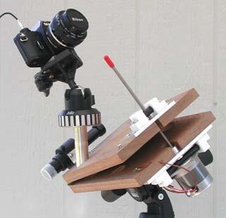 Tracking DIY Barn Door Tracker A very simple way to track is to use two pieces of wood, a hinge, and a ¼ - 20 bolt.