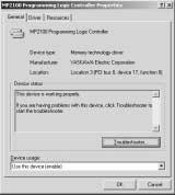 3 System Startup 3.1.6 Verifying Driver Installation 3.1.6 Verifying Driver Installation Use the following procedure to verify that the MP2100 is recognized properly by the system and the drivers are installed properly.