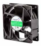 The complete range of EC axial fans incorporate on-board electronics; therefore, eliminating any additional external power supply.