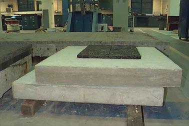 95 Figure 4.1 Experimental slab 1 with asphalt placed on its surface.