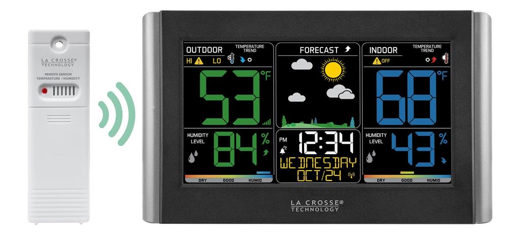 Wireless Color Weather Station INSTRUCTION MANUAL MODEL: C85845V3 DC: