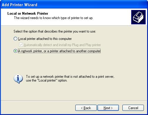 computers. Click OK, then insert the printer software CD into the CD-ROM drive. Select the folder for Windows XP or 2000. Click OK to install the additional drivers. 6.