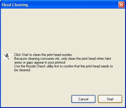 2. Windows: Right-click the printer icon on your taskbar (in the lower right corner of your screen). Select Head Cleaning.
