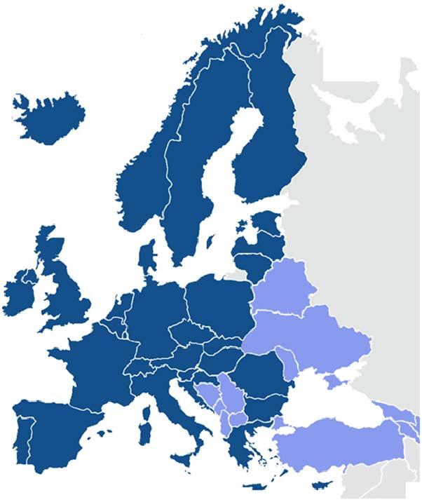 The CEN geography 31 Members: 27 EU member states 3 EFTA member states Croatia 19
