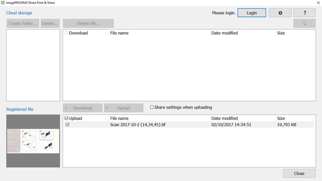 Scan to Folder: Select preferred folder for scan files.