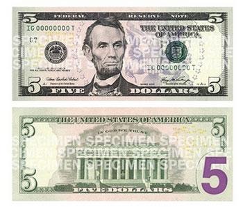 USA TWO MOST IMPORTANT SECURITY FEATURES OF US NOTES ARE the ink and
