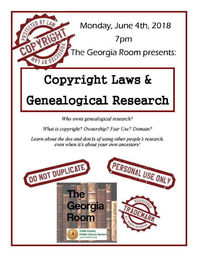 Join us Monday, June 4th for our 1st Monday genealogy workshop!