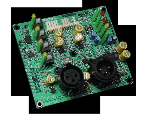 The circuits have been designed using high quality analog components, thus avoiding the typical drawbacks of digital electronics.
