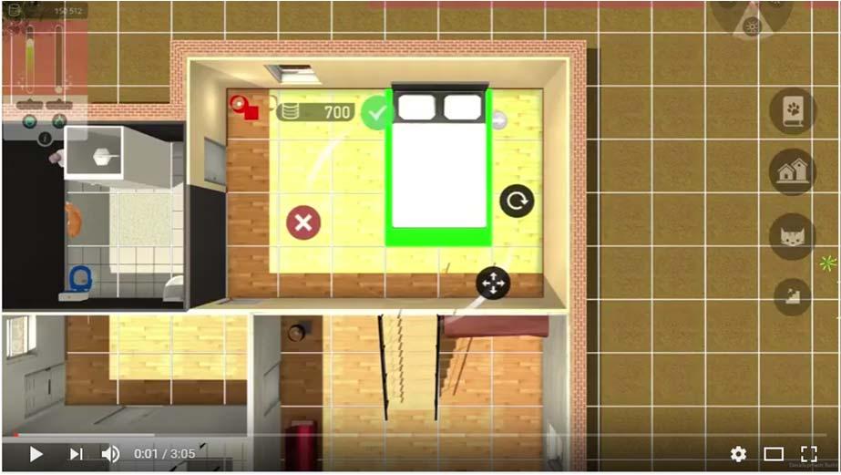 Figure 2. Screenshot of the Youtube video entitled EnergyCat Gameplay Futur en Seine 2016. Source: EnerGAware (2016b). Players can also follow their real energy consumption.