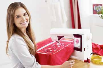 Say I do to the joy of sewing Designed and engineered in Sweden, the DESIGNER RUBY deluxe sewing and embroidery machine offers a wide array of features to fulfill your heart s desire.