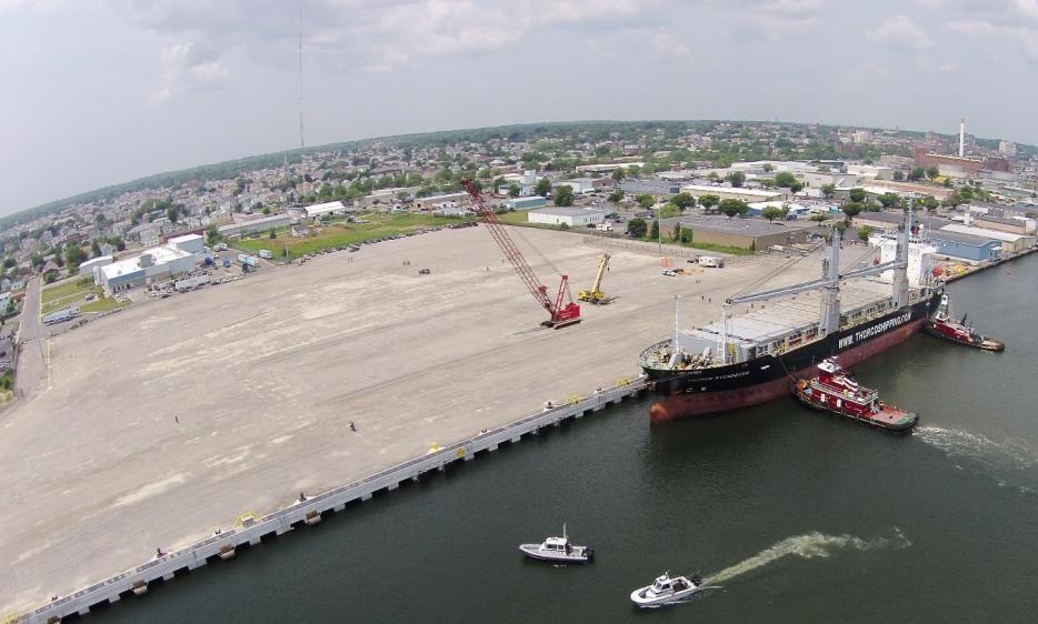 com/wttc New Bedford Marine Commerce Terminal Heavy-lift facility designed to support staging &