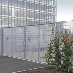Swing Gates: single-leaf, double-leaf or bi-folding gates are designed to conform to BS 1722