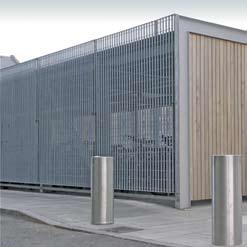 Security Robust construction provides a high degree of perimeter protection with direct fixing between panel and I-section post for the strongest possible connection.