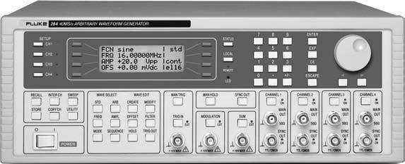 280 Series Waveform Generators A selection of universal waveform generators offering superior performance and excellent value Technical Data These universal waveform generators combine many