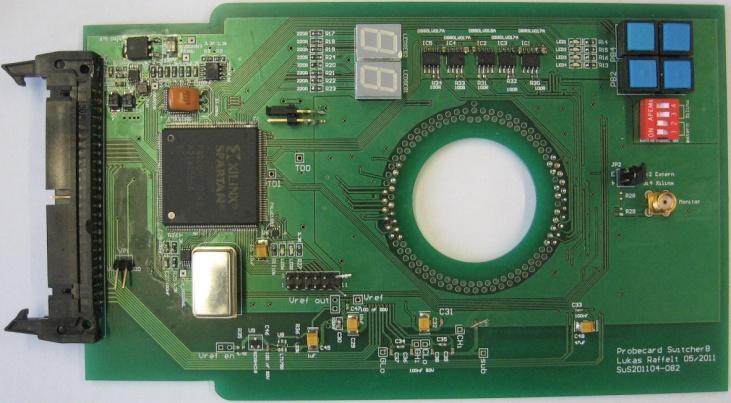 PCB and contact elements Adapts to the probe station Different types