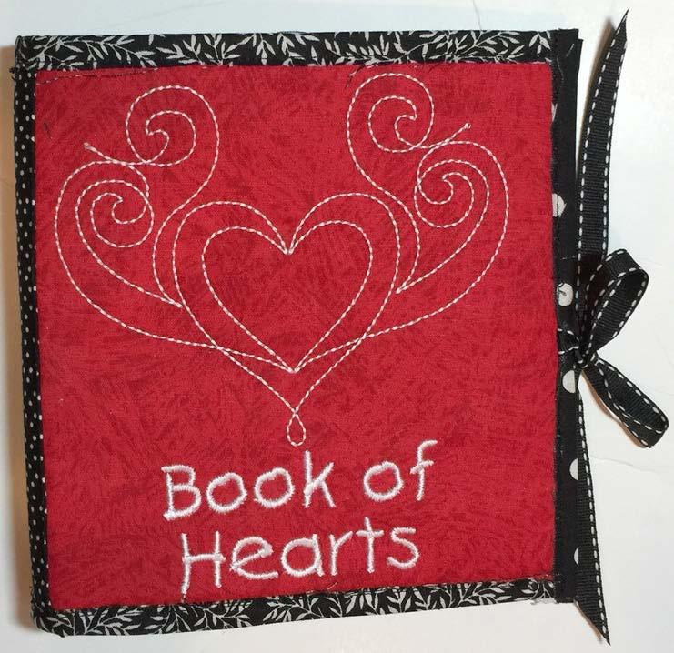 This colorful fabric book is great to read to young children to let them know important they are to you. The beautiful heart designs with the short poem make it quick to make and fun to read.