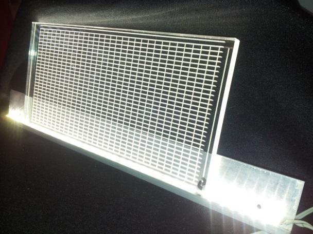 TECHNICAL INFORMATION P10/0513 vitroflex LED EDGELIGHT features Vitroflex LED EDGELIGHT is the special compact acrylic sheet for signage illuminated around the perimeter