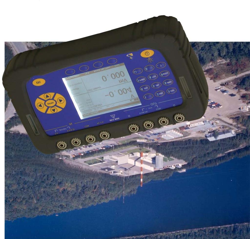 CALYS 50 On-site multifunction calibrator Simultaneous and Generation Protected for on-site use Easy connection system Designed with a close collaboration with industrials, Calys 50 integrates all